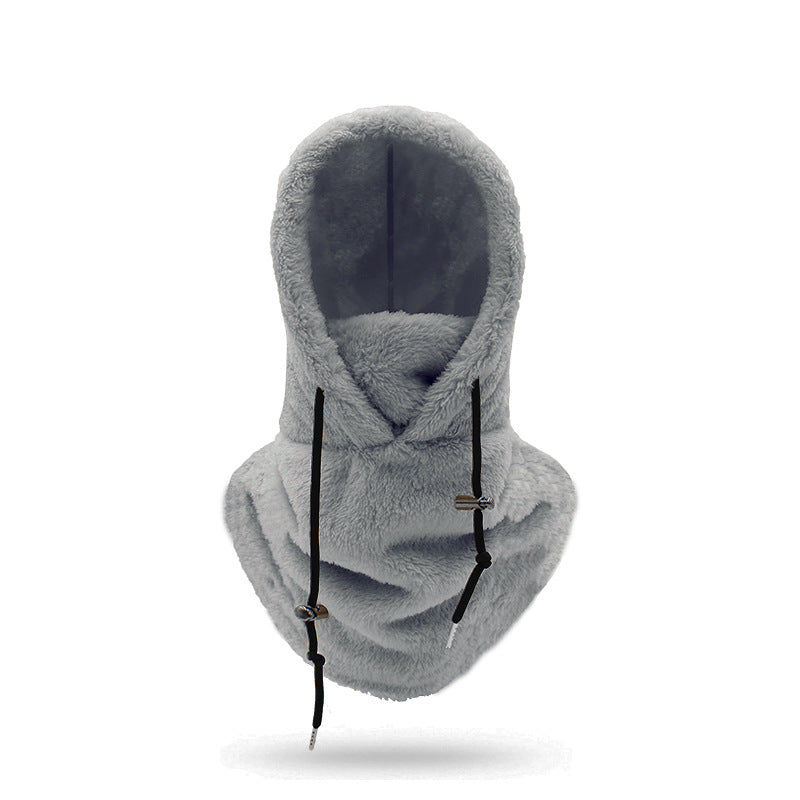 Windproof Winter Cycling Cap with Thick Scarf for Cold Protection