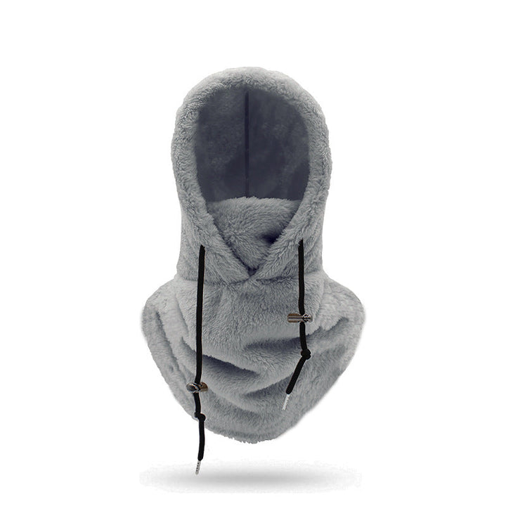 Windproof Winter Cycling Cap with Thick Scarf for Cold Protection