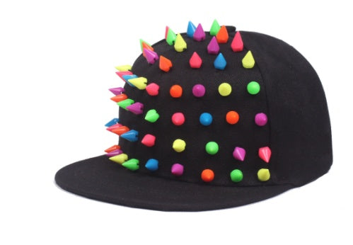 Stylish Black Rivet Hat for Fashionable Looks