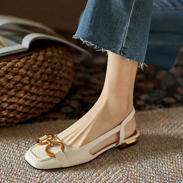 Women's Orthopedic Leather Buckle Sandals for Comfort-MODAUTLET