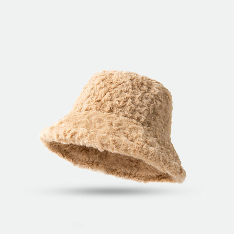 Warm Lambswool Fisherman Hat for Women - Stylish Winter Accessory