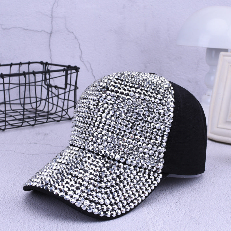 Stylish Sequin Baseball Cap for Women