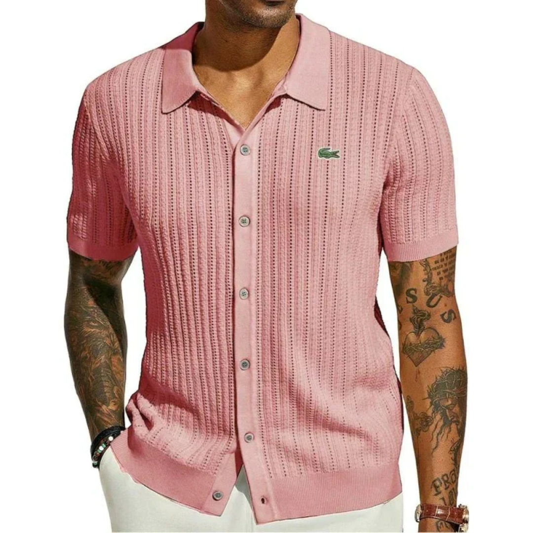 Classic Men's Tailored Shirt Pink