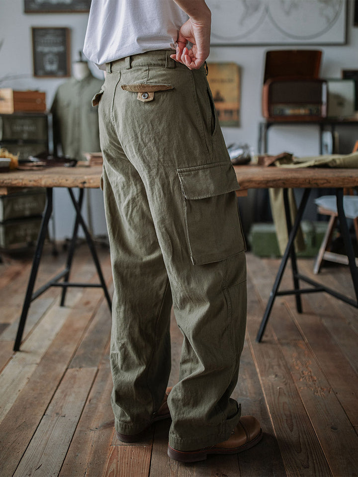 Men's French Army M-47 Herringbone Twill Trousers