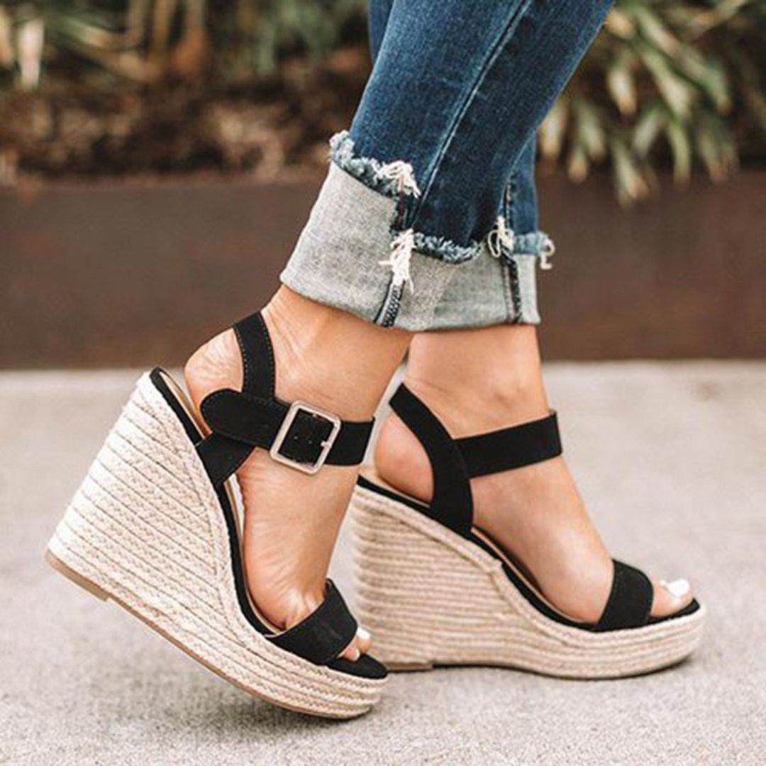 Women's All-Day Comfort Wedge Sandals with Strap-MODAUTLET