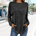 Women's Elegant Loose Fit Top Black