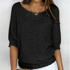 Womens's Cozy Comfort Sweater Black