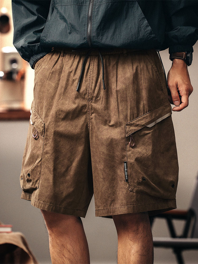 Men's Casual Cargo Shorts for Outdoor Hiking and Adventure