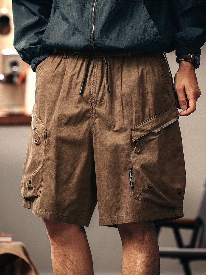 Men's Casual Cargo Shorts for Outdoor Hiking and Adventure
