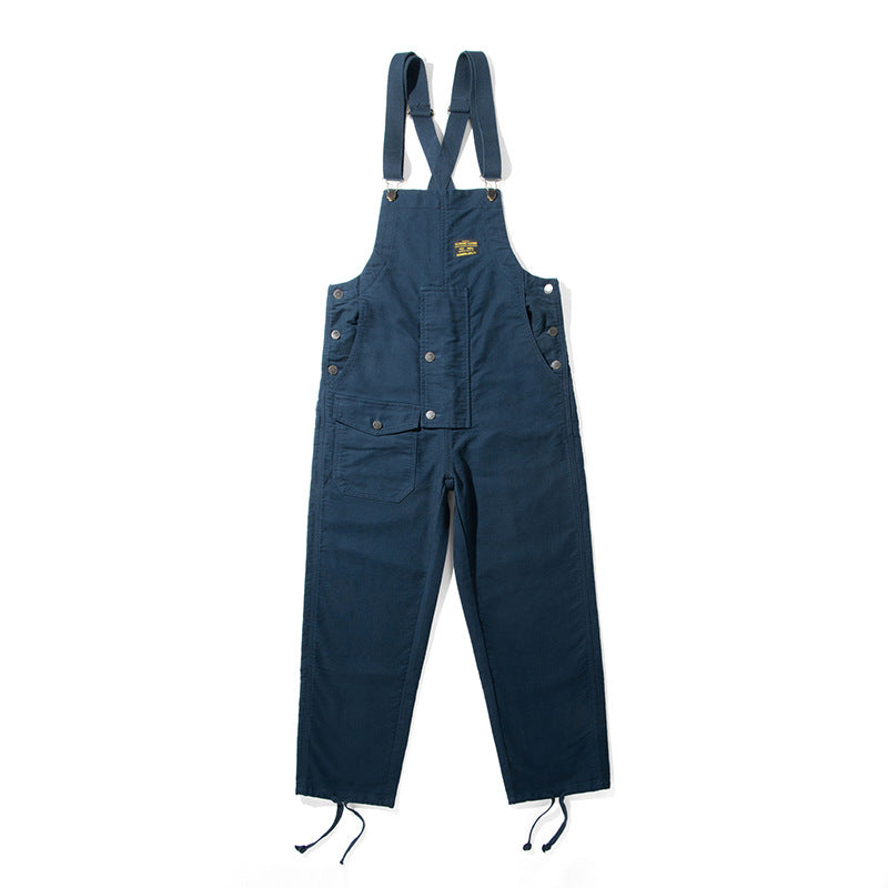 Men's Moleskin Overalls with Cinch Cord