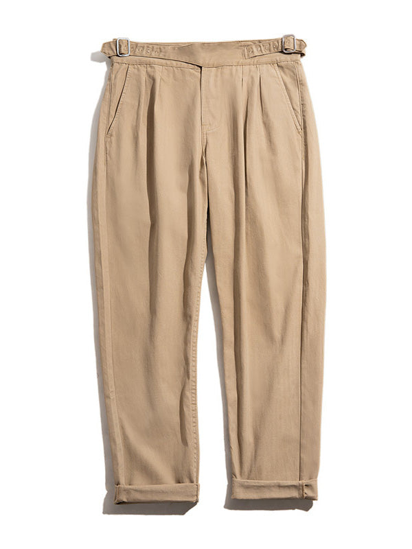 Men's Vintage-Inspired Casual Straight Leg Pants