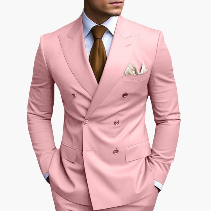 Men's Stylish Double-Breasted Suit