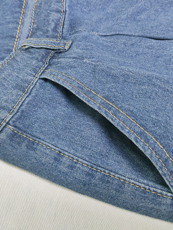 Women's Vintage Loose Fit High Waist Denim Jeans
