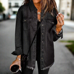 Classic Lightweight Denim Jacket Black