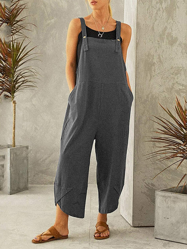 Evelyn | Lässiger Damen-Overall mit Knöpfen