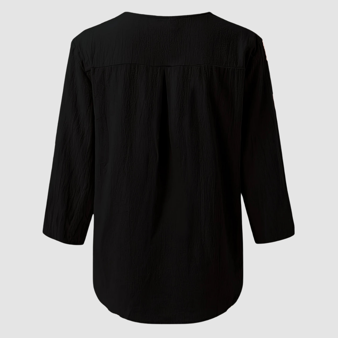 Women's Elegant Button Blouse-MODAUTLET