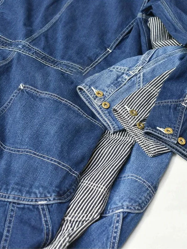 Herren-Latzoverall aus Denim für die Arbeit