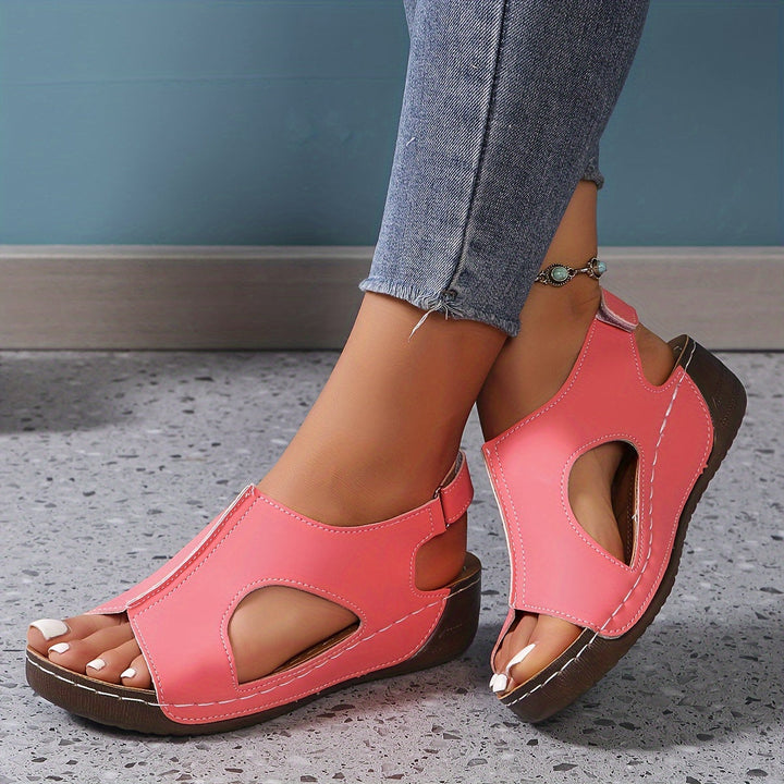 Women's Comfortable Wedge Sandals for All-Day Support-MODAUTLET