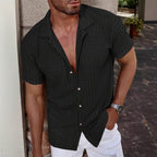 Men's Slim Fit Short Sleeve Casual Shirt For Everyday Wear