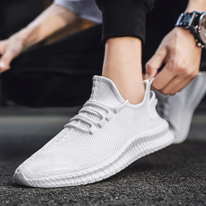 Men's Breathable Flyknit Orthopedic Shoes-MODAUTLET