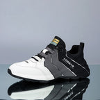 Men's Two-Tone Sneakers White gray black