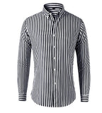 Rai | Striped Shirt Black