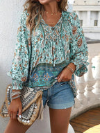 Women's Summer Floral Top - Stylish and Breezy Design