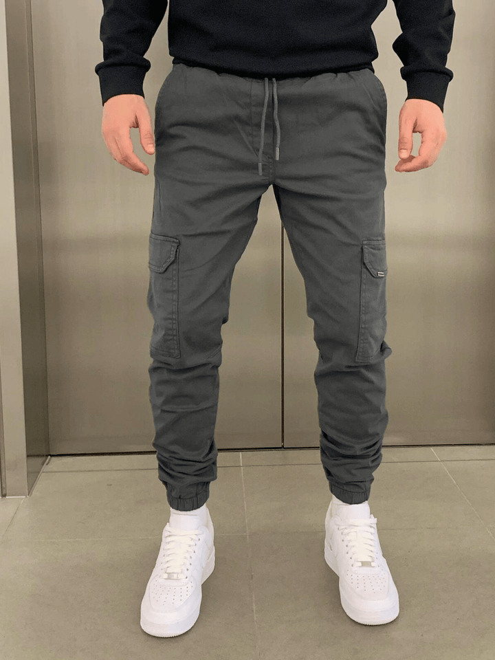 Herren-Cargohosen mit Kordelzug für Komfort und Stil