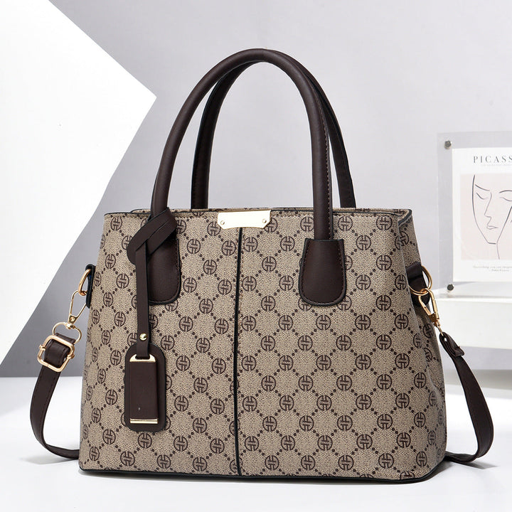Women’s Large-Capacity PU Leather Tote & Crossbody Bag-MODAUTLET