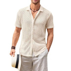 Men's Summer Mesh Short Sleeve Shirt