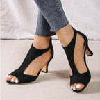 Women's High Heel Shoes - Elegant Style and Comfort Black