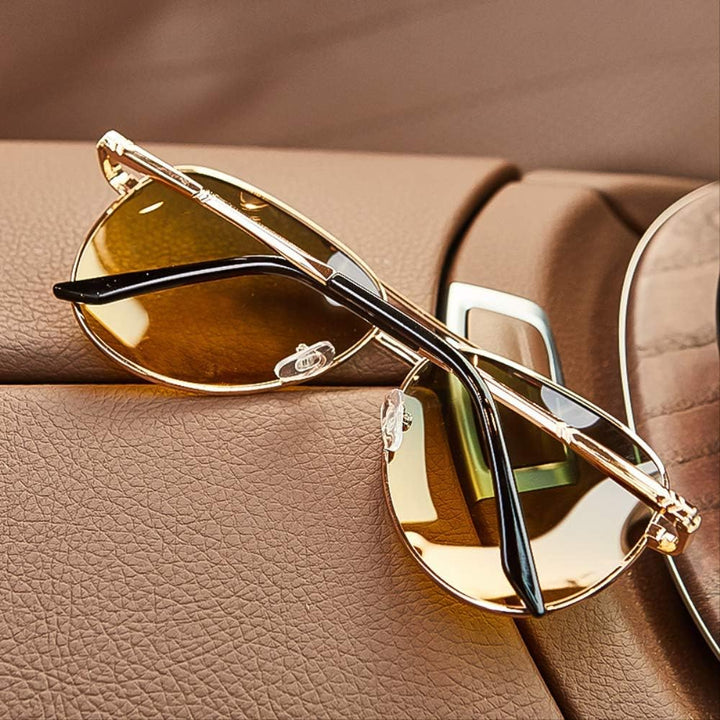 Retro Solar-Inspired Sunglasses-MODAUTLET