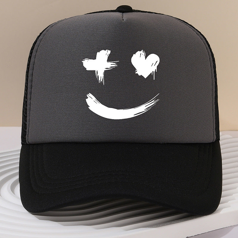 Gorra de béisbol con visera para exteriores con diseño impreso para montar bicicleta