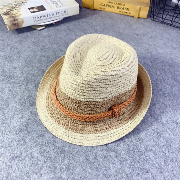Korean Kids' Straw Hats, Sun Hats for Girls, Baby Sun Protection Hats