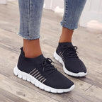 Women's Lightweight Breathable Orthopedic Sneakers Black