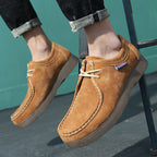 Men's Stylish Leather Loafers Light Brown