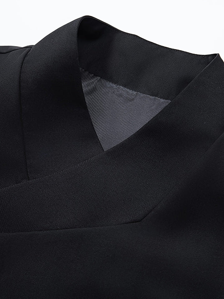 Chaleco asimétrico sofisticado para hombre