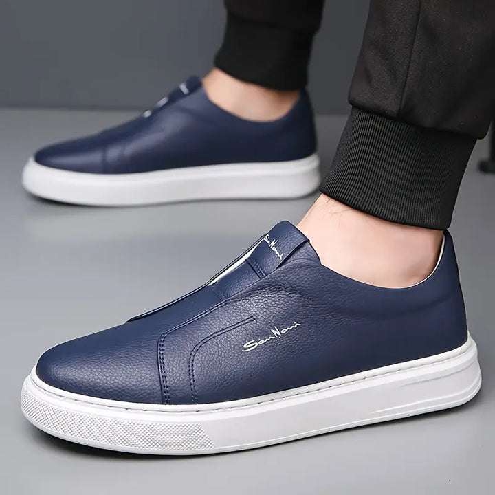 Men's Slip-On Canvas Sneakers - Harbour Style-MODAUTLET