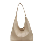 Fashionable Large Capacity Casual Tote Bag Beige