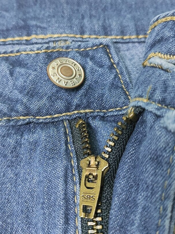 Women's Vintage Loose Fit High Waist Denim Jeans