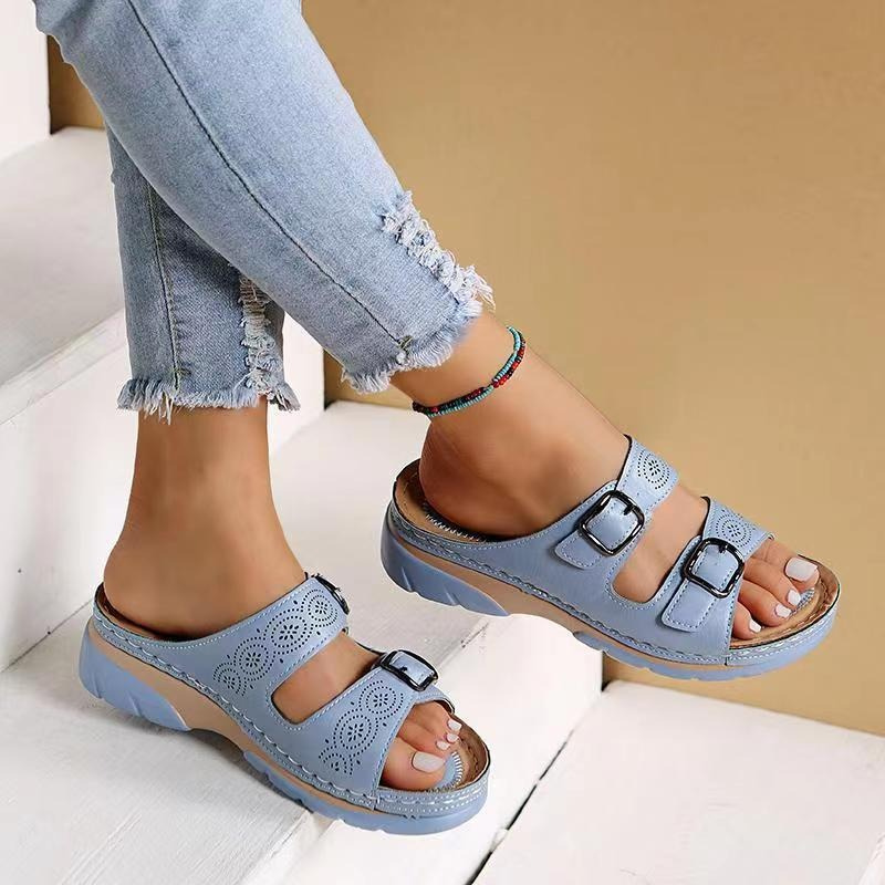 Orthopedic Comfort Sandals Light Blue