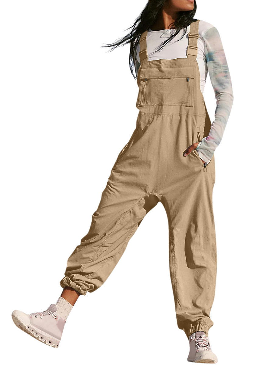 Lily | Salopette cargo da donna con tasche con cerniera per uno stile versatile