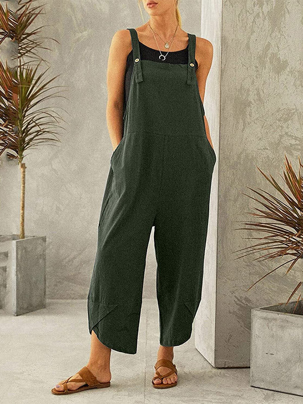 Evelyn | Lässiger Damen-Overall mit Knöpfen