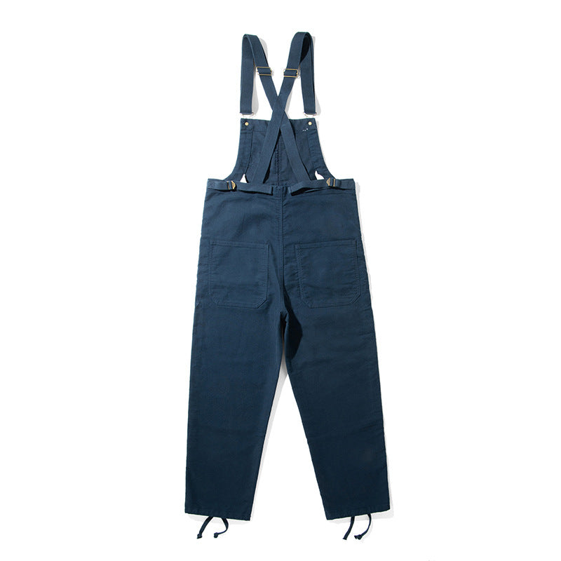 Men's Moleskin Overalls with Cinch Cord