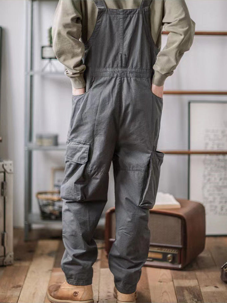 Men's Casual Denim Overalls
