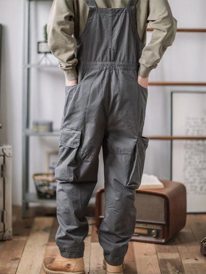 Men's Casual Denim Overalls