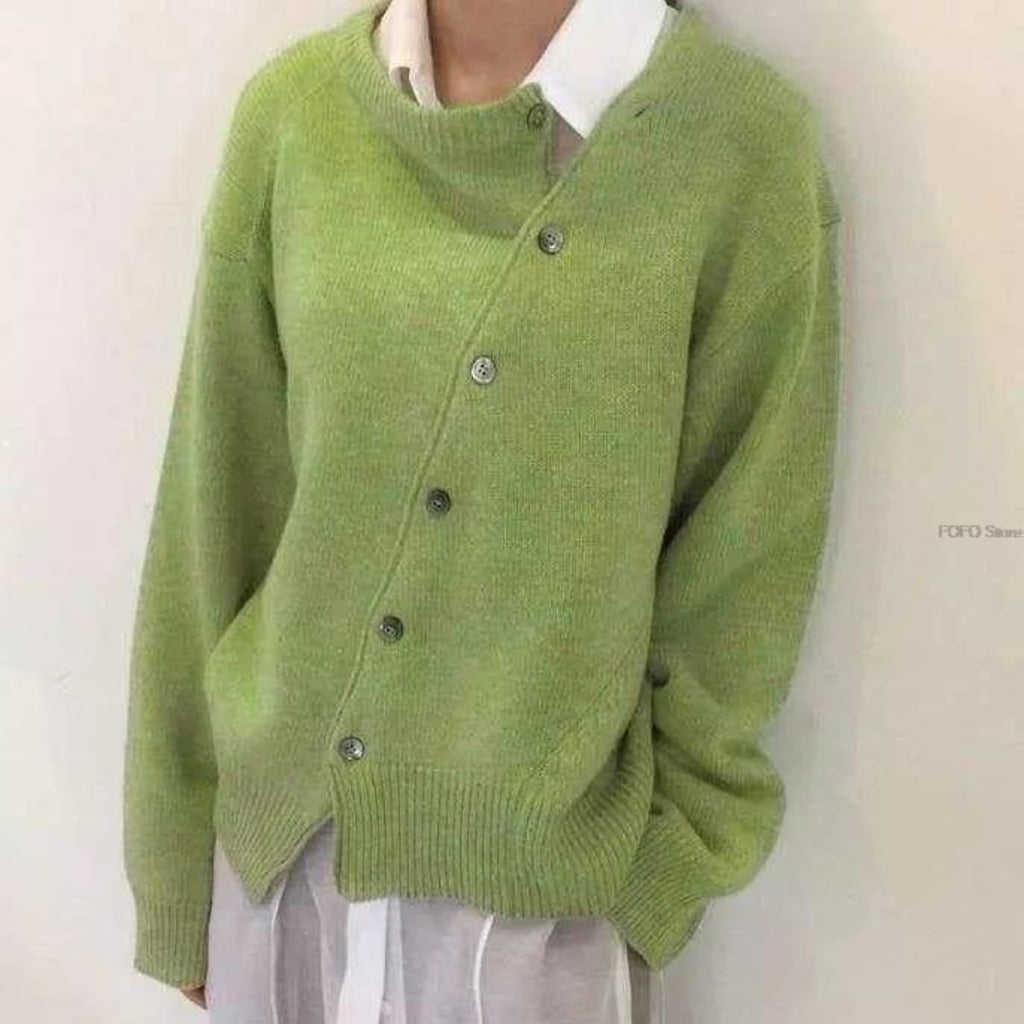 Womens's Everyday Elegance Sweater Green