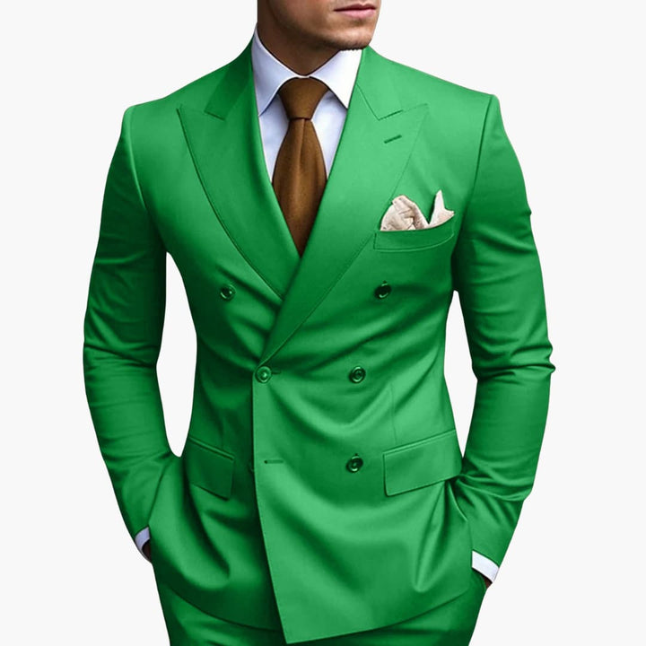 Men's Stylish Double-Breasted Suit