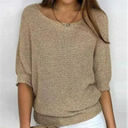 Womens's Cozy Comfort Sweater Beige