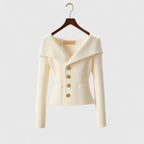 Vibrant Knit Cardigan for Stylish Comfort White